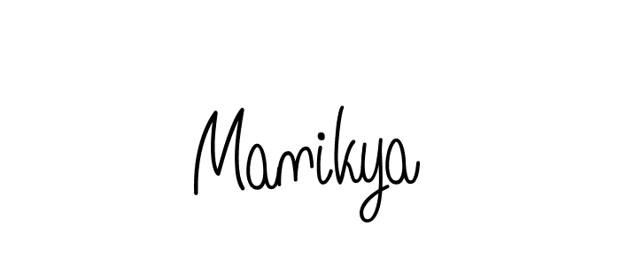 The best way (Angelique-Rose-font-FFP) to make a short signature is to pick only two or three words in your name. The name Manikya include a total of six letters. For converting this name. Manikya signature style 5 images and pictures png