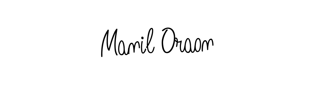 Check out images of Autograph of Manil Oraon name. Actor Manil Oraon Signature Style. Angelique-Rose-font-FFP is a professional sign style online. Manil Oraon signature style 5 images and pictures png