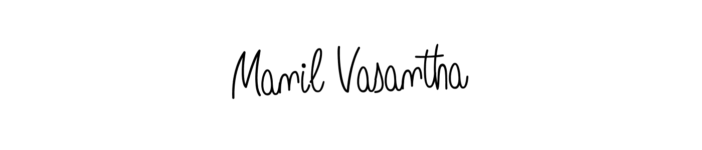 Best and Professional Signature Style for Manil Vasantha. Angelique-Rose-font-FFP Best Signature Style Collection. Manil Vasantha signature style 5 images and pictures png
