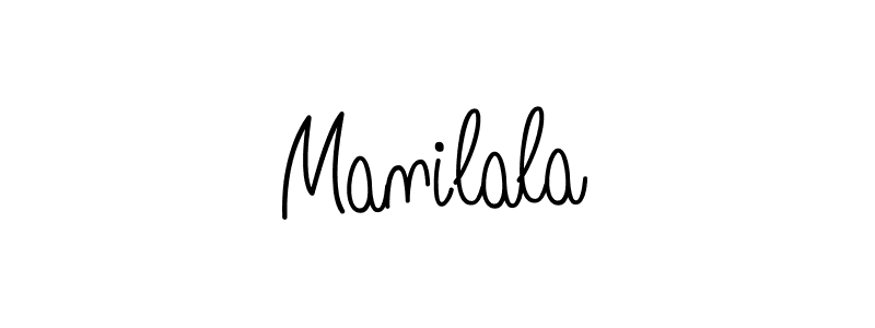 You should practise on your own different ways (Angelique-Rose-font-FFP) to write your name (Manilala) in signature. don't let someone else do it for you. Manilala signature style 5 images and pictures png