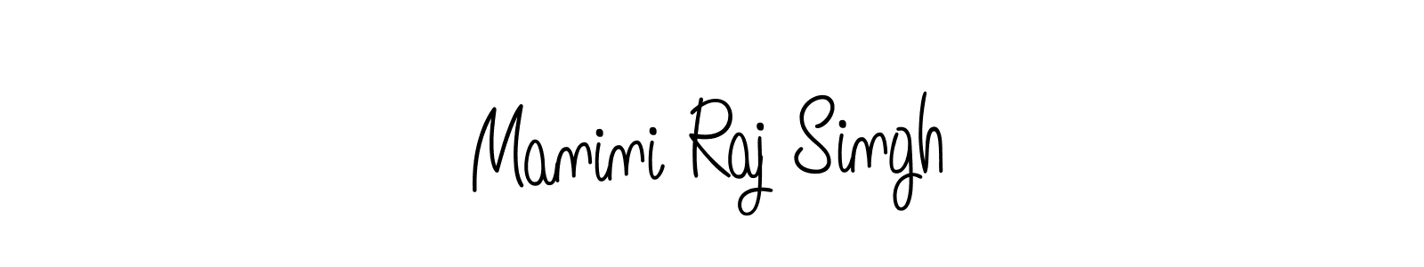 The best way (Angelique-Rose-font-FFP) to make a short signature is to pick only two or three words in your name. The name Manini Raj Singh include a total of six letters. For converting this name. Manini Raj Singh signature style 5 images and pictures png