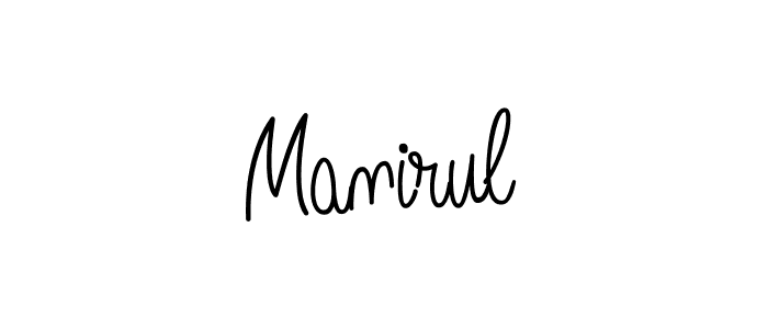 Make a short Manirul signature style. Manage your documents anywhere anytime using Angelique-Rose-font-FFP. Create and add eSignatures, submit forms, share and send files easily. Manirul signature style 5 images and pictures png
