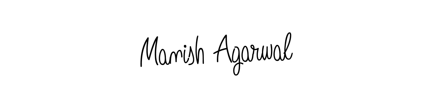 Manish Agarwal stylish signature style. Best Handwritten Sign (Angelique-Rose-font-FFP) for my name. Handwritten Signature Collection Ideas for my name Manish Agarwal. Manish Agarwal signature style 5 images and pictures png