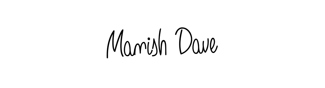 How to make Manish Dave signature? Angelique-Rose-font-FFP is a professional autograph style. Create handwritten signature for Manish Dave name. Manish Dave signature style 5 images and pictures png