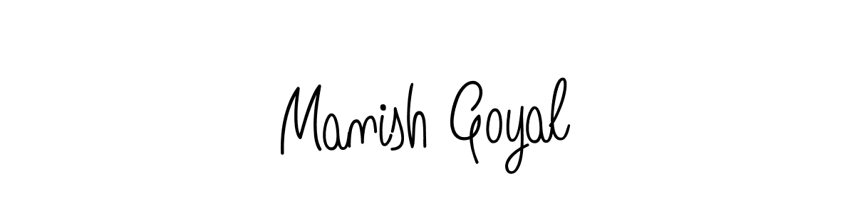 You can use this online signature creator to create a handwritten signature for the name Manish Goyal. This is the best online autograph maker. Manish Goyal signature style 5 images and pictures png