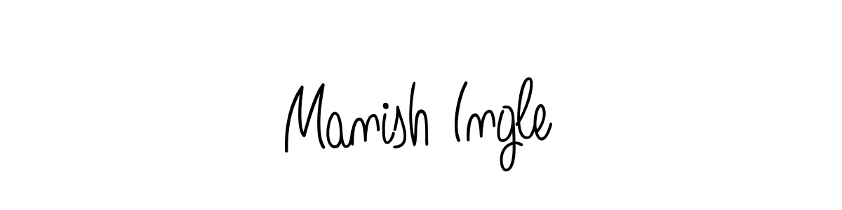 It looks lik you need a new signature style for name Manish Ingle. Design unique handwritten (Angelique-Rose-font-FFP) signature with our free signature maker in just a few clicks. Manish Ingle signature style 5 images and pictures png