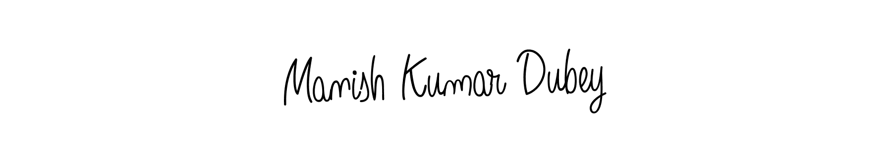 How to Draw Manish Kumar Dubey signature style? Angelique-Rose-font-FFP is a latest design signature styles for name Manish Kumar Dubey. Manish Kumar Dubey signature style 5 images and pictures png