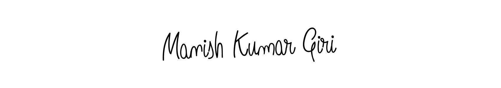 Also we have Manish Kumar Giri name is the best signature style. Create professional handwritten signature collection using Angelique-Rose-font-FFP autograph style. Manish Kumar Giri signature style 5 images and pictures png