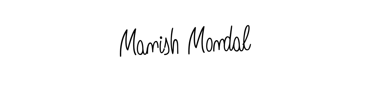 Make a beautiful signature design for name Manish Mondal. Use this online signature maker to create a handwritten signature for free. Manish Mondal signature style 5 images and pictures png