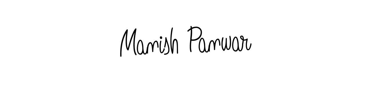 Angelique-Rose-font-FFP is a professional signature style that is perfect for those who want to add a touch of class to their signature. It is also a great choice for those who want to make their signature more unique. Get Manish Panwar name to fancy signature for free. Manish Panwar signature style 5 images and pictures png