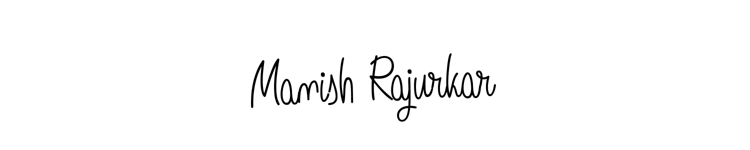 Angelique-Rose-font-FFP is a professional signature style that is perfect for those who want to add a touch of class to their signature. It is also a great choice for those who want to make their signature more unique. Get Manish Rajurkar name to fancy signature for free. Manish Rajurkar signature style 5 images and pictures png