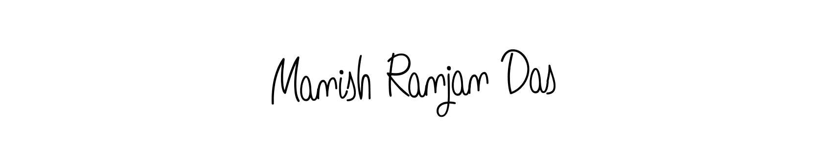 You should practise on your own different ways (Angelique-Rose-font-FFP) to write your name (Manish Ranjan Das) in signature. don't let someone else do it for you. Manish Ranjan Das signature style 5 images and pictures png