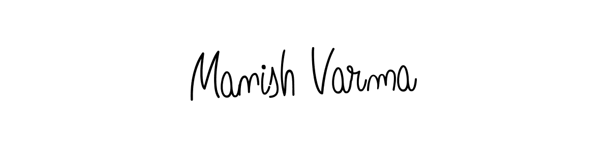 Angelique-Rose-font-FFP is a professional signature style that is perfect for those who want to add a touch of class to their signature. It is also a great choice for those who want to make their signature more unique. Get Manish Varma name to fancy signature for free. Manish Varma signature style 5 images and pictures png