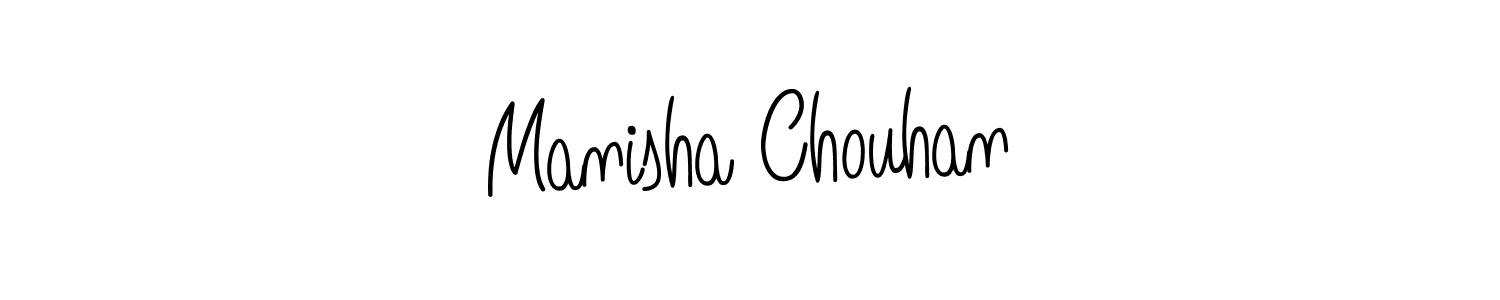 if you are searching for the best signature style for your name Manisha Chouhan. so please give up your signature search. here we have designed multiple signature styles  using Angelique-Rose-font-FFP. Manisha Chouhan signature style 5 images and pictures png