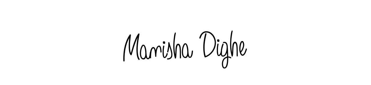 Angelique-Rose-font-FFP is a professional signature style that is perfect for those who want to add a touch of class to their signature. It is also a great choice for those who want to make their signature more unique. Get Manisha Dighe name to fancy signature for free. Manisha Dighe signature style 5 images and pictures png