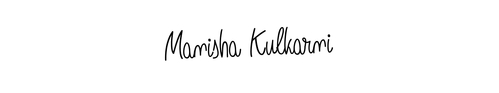 Here are the top 10 professional signature styles for the name Manisha Kulkarni. These are the best autograph styles you can use for your name. Manisha Kulkarni signature style 5 images and pictures png