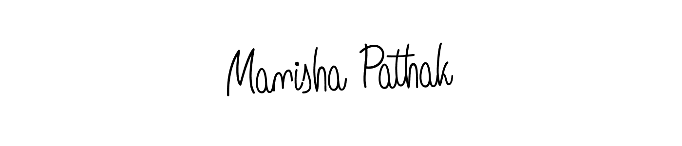 Also we have Manisha Pathak name is the best signature style. Create professional handwritten signature collection using Angelique-Rose-font-FFP autograph style. Manisha Pathak signature style 5 images and pictures png