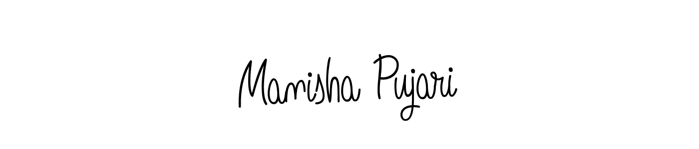Also You can easily find your signature by using the search form. We will create Manisha Pujari name handwritten signature images for you free of cost using Angelique-Rose-font-FFP sign style. Manisha Pujari signature style 5 images and pictures png