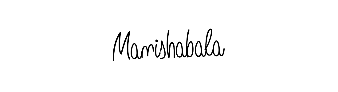 How to make Manishabala name signature. Use Angelique-Rose-font-FFP style for creating short signs online. This is the latest handwritten sign. Manishabala signature style 5 images and pictures png