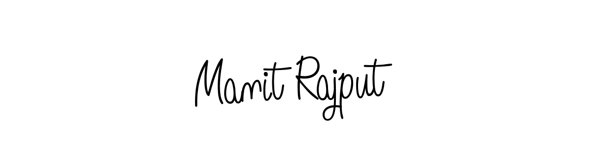 Also we have Manit Rajput name is the best signature style. Create professional handwritten signature collection using Angelique-Rose-font-FFP autograph style. Manit Rajput signature style 5 images and pictures png