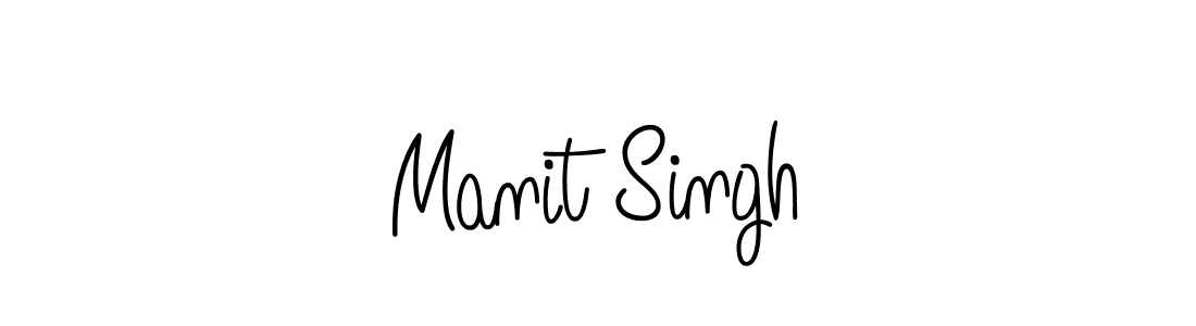 Manit Singh stylish signature style. Best Handwritten Sign (Angelique-Rose-font-FFP) for my name. Handwritten Signature Collection Ideas for my name Manit Singh. Manit Singh signature style 5 images and pictures png