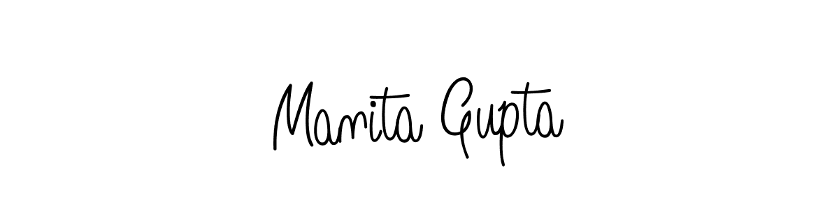 It looks lik you need a new signature style for name Manita Gupta. Design unique handwritten (Angelique-Rose-font-FFP) signature with our free signature maker in just a few clicks. Manita Gupta signature style 5 images and pictures png