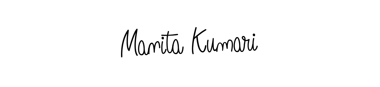 Also You can easily find your signature by using the search form. We will create Manita Kumari name handwritten signature images for you free of cost using Angelique-Rose-font-FFP sign style. Manita Kumari signature style 5 images and pictures png