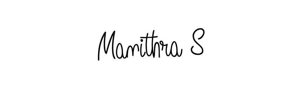 It looks lik you need a new signature style for name Manithra S. Design unique handwritten (Angelique-Rose-font-FFP) signature with our free signature maker in just a few clicks. Manithra S signature style 5 images and pictures png