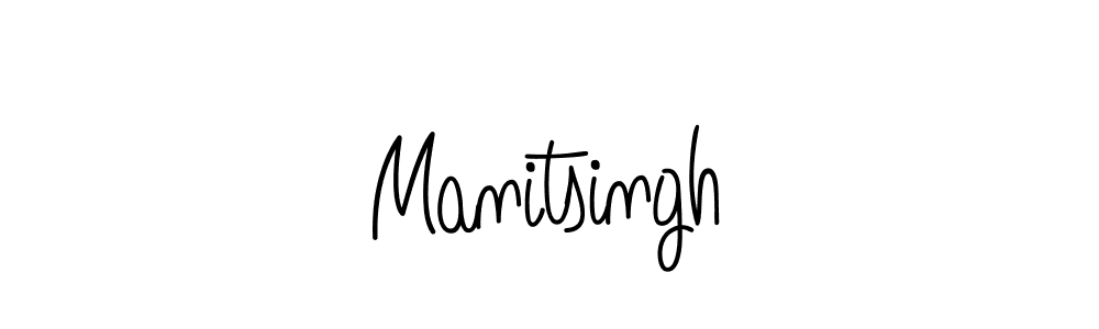 How to make Manitsingh name signature. Use Angelique-Rose-font-FFP style for creating short signs online. This is the latest handwritten sign. Manitsingh signature style 5 images and pictures png