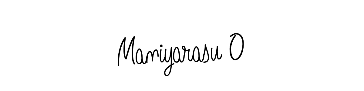 How to make Maniyarasu O signature? Angelique-Rose-font-FFP is a professional autograph style. Create handwritten signature for Maniyarasu O name. Maniyarasu O signature style 5 images and pictures png