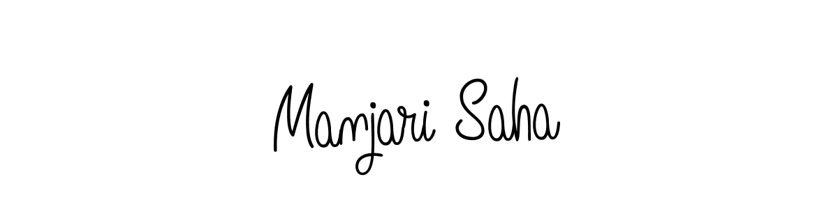 How to Draw Manjari Saha signature style? Angelique-Rose-font-FFP is a latest design signature styles for name Manjari Saha. Manjari Saha signature style 5 images and pictures png