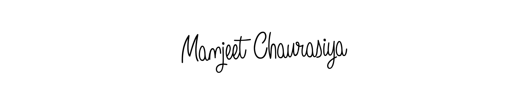 Make a short Manjeet Chaurasiya signature style. Manage your documents anywhere anytime using Angelique-Rose-font-FFP. Create and add eSignatures, submit forms, share and send files easily. Manjeet Chaurasiya signature style 5 images and pictures png