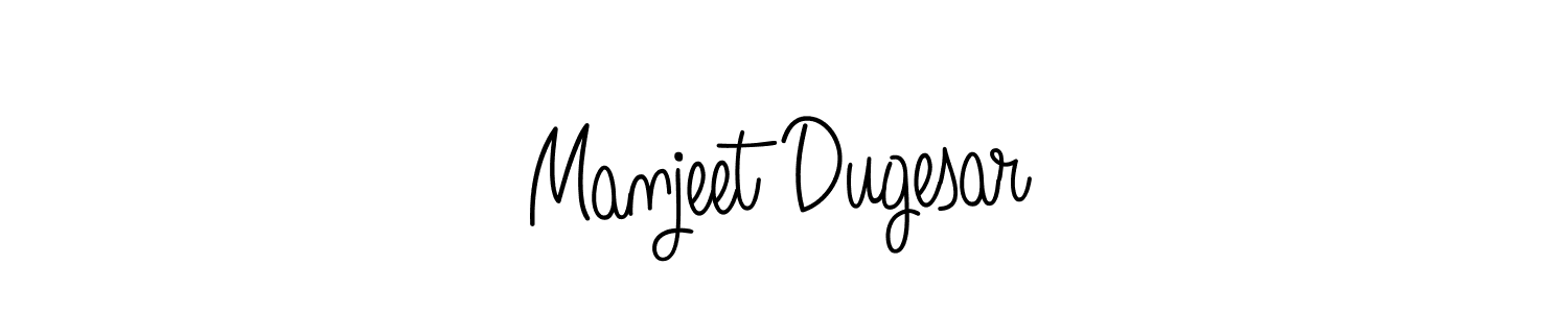 Make a short Manjeet Dugesar signature style. Manage your documents anywhere anytime using Angelique-Rose-font-FFP. Create and add eSignatures, submit forms, share and send files easily. Manjeet Dugesar signature style 5 images and pictures png