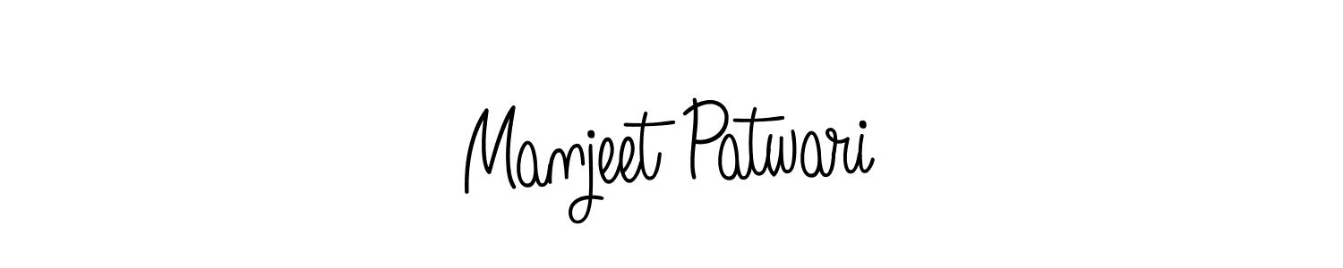 Angelique-Rose-font-FFP is a professional signature style that is perfect for those who want to add a touch of class to their signature. It is also a great choice for those who want to make their signature more unique. Get Manjeet Patwari name to fancy signature for free. Manjeet Patwari signature style 5 images and pictures png