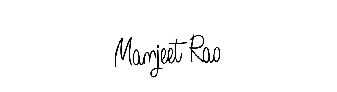 Make a beautiful signature design for name Manjeet Rao. Use this online signature maker to create a handwritten signature for free. Manjeet Rao signature style 5 images and pictures png