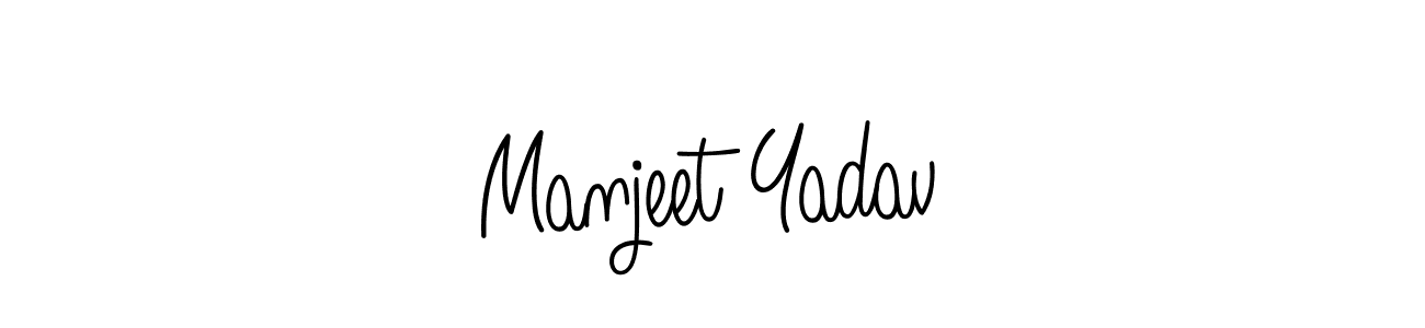 You can use this online signature creator to create a handwritten signature for the name Manjeet Yadav. This is the best online autograph maker. Manjeet Yadav signature style 5 images and pictures png