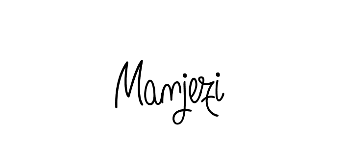 Use a signature maker to create a handwritten signature online. With this signature software, you can design (Angelique-Rose-font-FFP) your own signature for name Manjezi. Manjezi signature style 5 images and pictures png