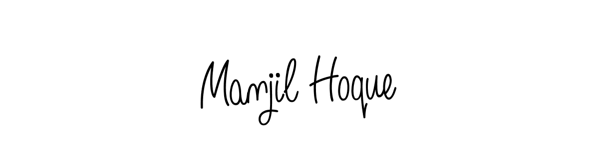 How to Draw Manjil Hoque signature style? Angelique-Rose-font-FFP is a latest design signature styles for name Manjil Hoque. Manjil Hoque signature style 5 images and pictures png