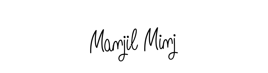 Angelique-Rose-font-FFP is a professional signature style that is perfect for those who want to add a touch of class to their signature. It is also a great choice for those who want to make their signature more unique. Get Manjil Minj name to fancy signature for free. Manjil Minj signature style 5 images and pictures png