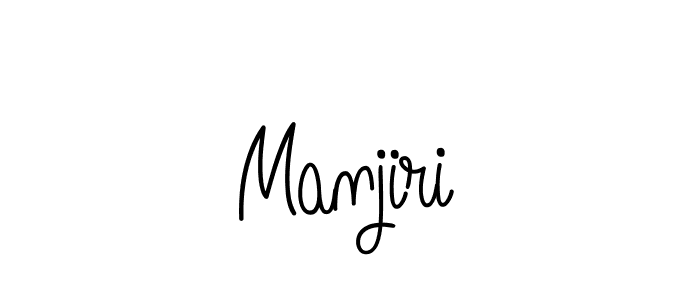 The best way (Angelique-Rose-font-FFP) to make a short signature is to pick only two or three words in your name. The name Manjiri include a total of six letters. For converting this name. Manjiri signature style 5 images and pictures png