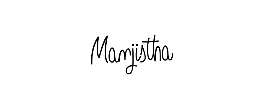 How to Draw Manjistha signature style? Angelique-Rose-font-FFP is a latest design signature styles for name Manjistha. Manjistha signature style 5 images and pictures png