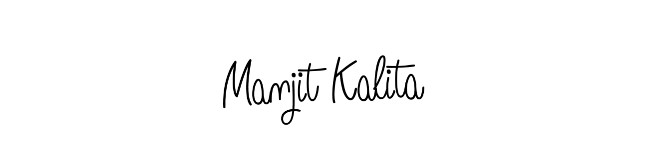 How to make Manjit Kalita signature? Angelique-Rose-font-FFP is a professional autograph style. Create handwritten signature for Manjit Kalita name. Manjit Kalita signature style 5 images and pictures png