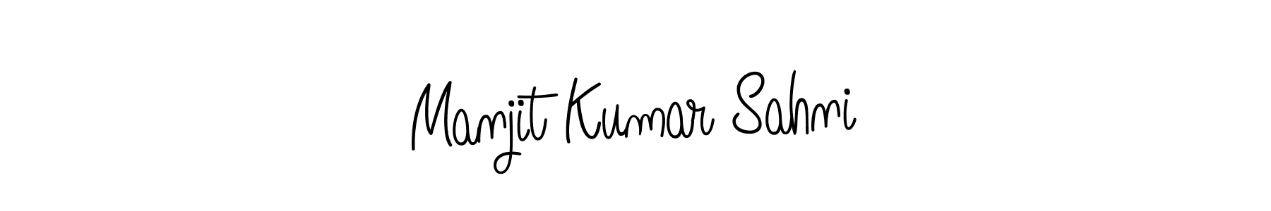 It looks lik you need a new signature style for name Manjit Kumar Sahni. Design unique handwritten (Angelique-Rose-font-FFP) signature with our free signature maker in just a few clicks. Manjit Kumar Sahni signature style 5 images and pictures png