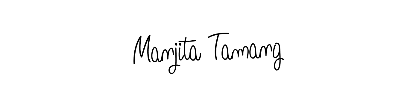 Make a beautiful signature design for name Manjita Tamang. Use this online signature maker to create a handwritten signature for free. Manjita Tamang signature style 5 images and pictures png