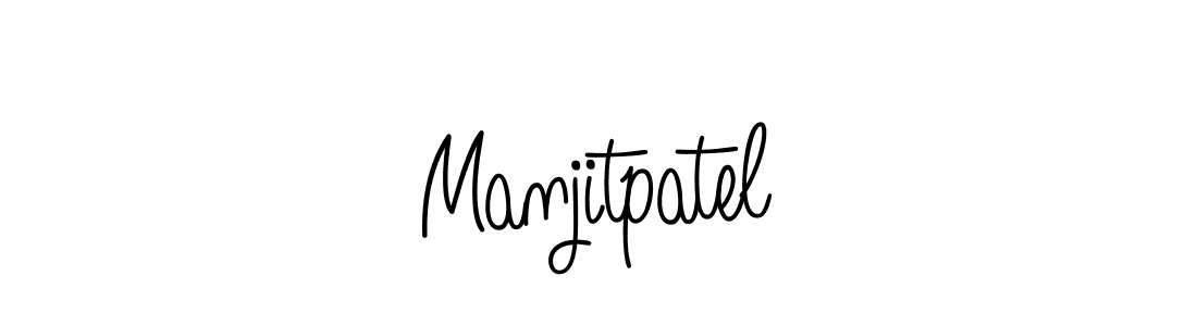 if you are searching for the best signature style for your name Manjitpatel. so please give up your signature search. here we have designed multiple signature styles  using Angelique-Rose-font-FFP. Manjitpatel signature style 5 images and pictures png