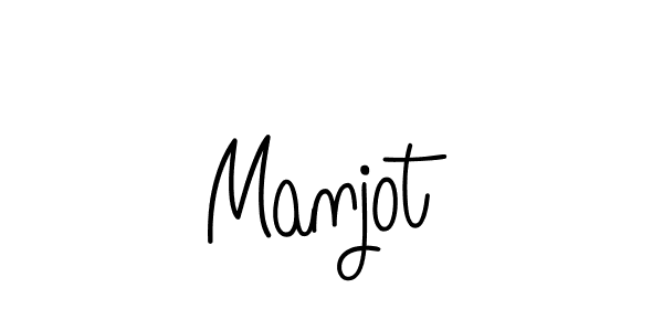 Also we have Manjot name is the best signature style. Create professional handwritten signature collection using Angelique-Rose-font-FFP autograph style. Manjot signature style 5 images and pictures png