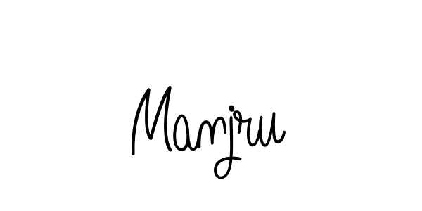 Also we have Manjru name is the best signature style. Create professional handwritten signature collection using Angelique-Rose-font-FFP autograph style. Manjru signature style 5 images and pictures png