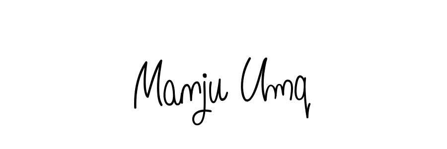 Make a beautiful signature design for name Manju Umq. Use this online signature maker to create a handwritten signature for free. Manju Umq signature style 5 images and pictures png