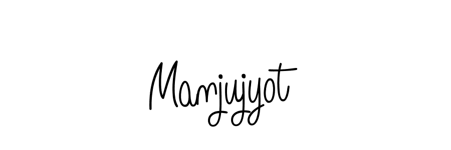 How to Draw Manjujyot signature style? Angelique-Rose-font-FFP is a latest design signature styles for name Manjujyot. Manjujyot signature style 5 images and pictures png