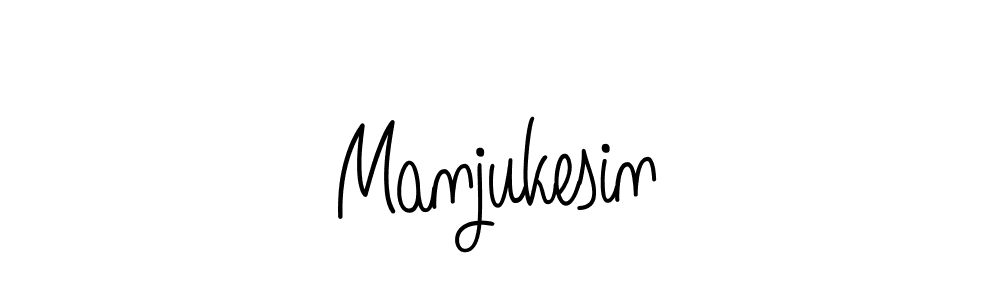 How to Draw Manjukesin signature style? Angelique-Rose-font-FFP is a latest design signature styles for name Manjukesin. Manjukesin signature style 5 images and pictures png